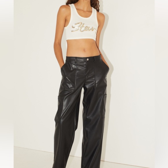 H&M NWT Women’s Crop Top with Sequins Size Medium - Picture 7 of 8